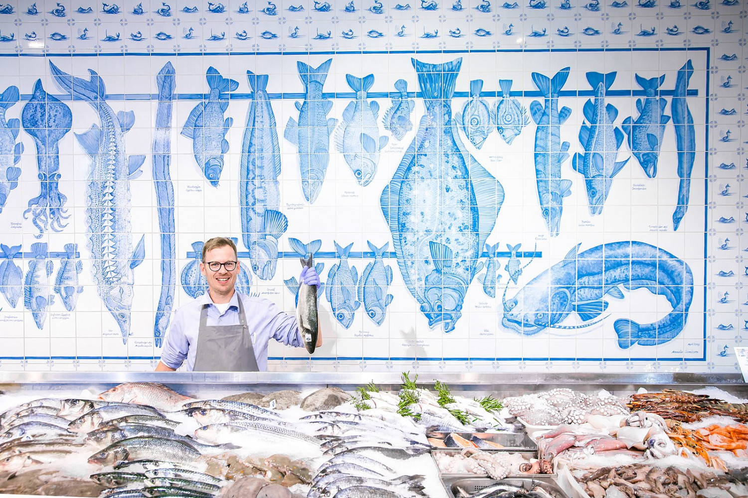 Fischtheke im FrischeParadies