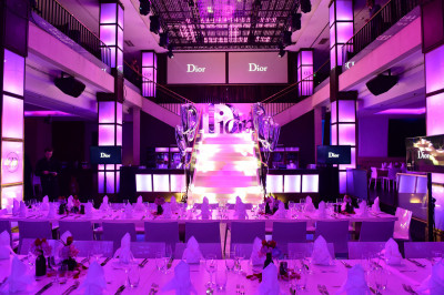 Blick in die Location eines Dior Events