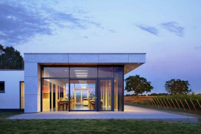 Exterior of a modern building