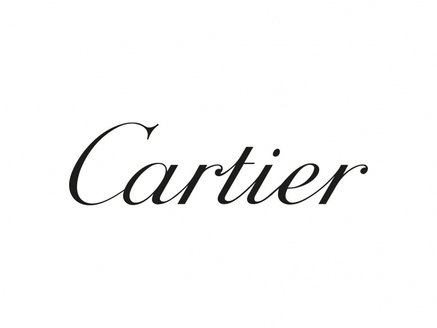 Ein Logo von der Luxusmarke Cartier.