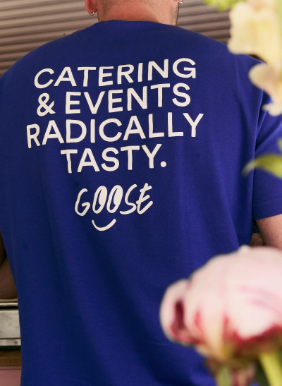 Caterer Frankfurt – GOOSE Gourmet Team mit Catering & Events Radically Tasty Shirt