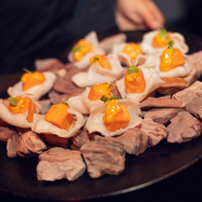 Platte mit Fingerfood