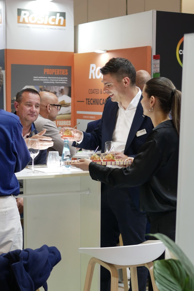 Trade fair catering for Sattler at Techtextil Frankfurt – event impression by GOOSE Gourmet
